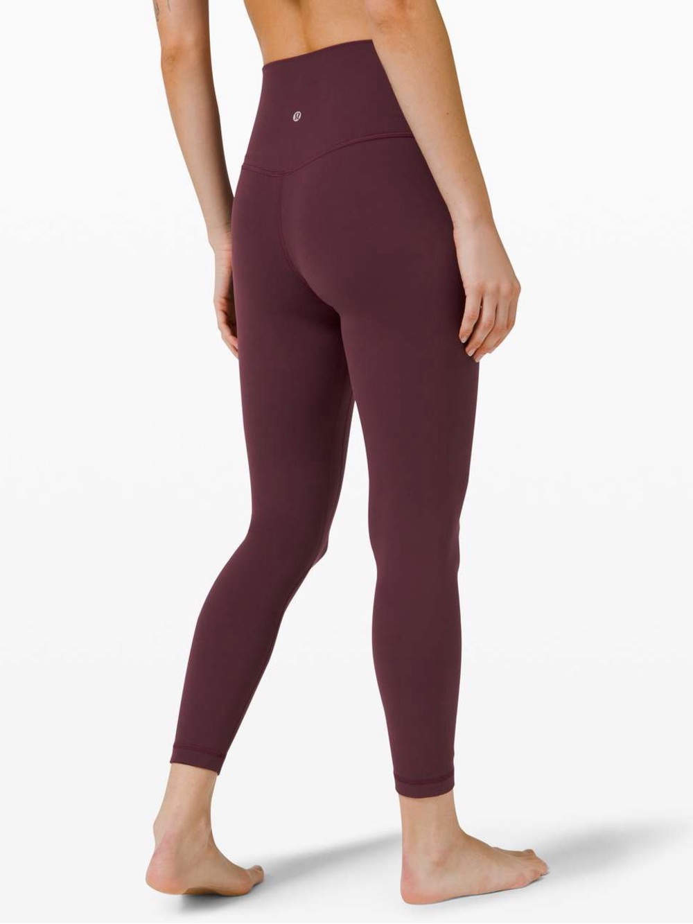 Lululemon Align Pant II 25" Cassis Burgundy High Rise Nulu Leggings Size 6